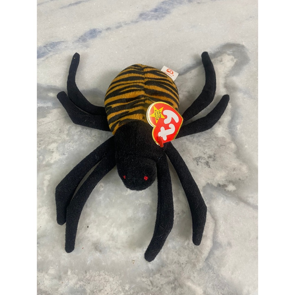 Ty‎ Beanie Baby Spinner the Spider 1996 Style 4036 Halloween Plush With Tag